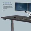 kim l. states we love our desk it arrived quickly was easy to assemble and everything works great with a five star rating